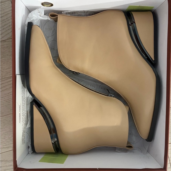 Beige Ankle Boots - Picture 7 of 8